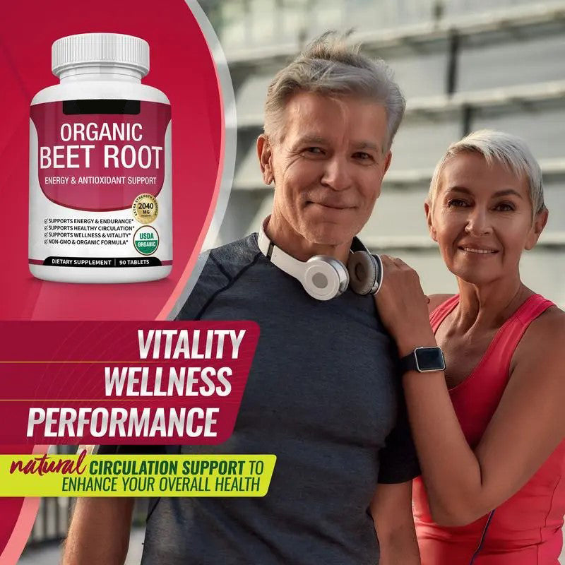 ⚡️LAST DAY - 50% Off⚡️ Nitric Oxide Booster Beetroot Supplement 2040mg-HHC8