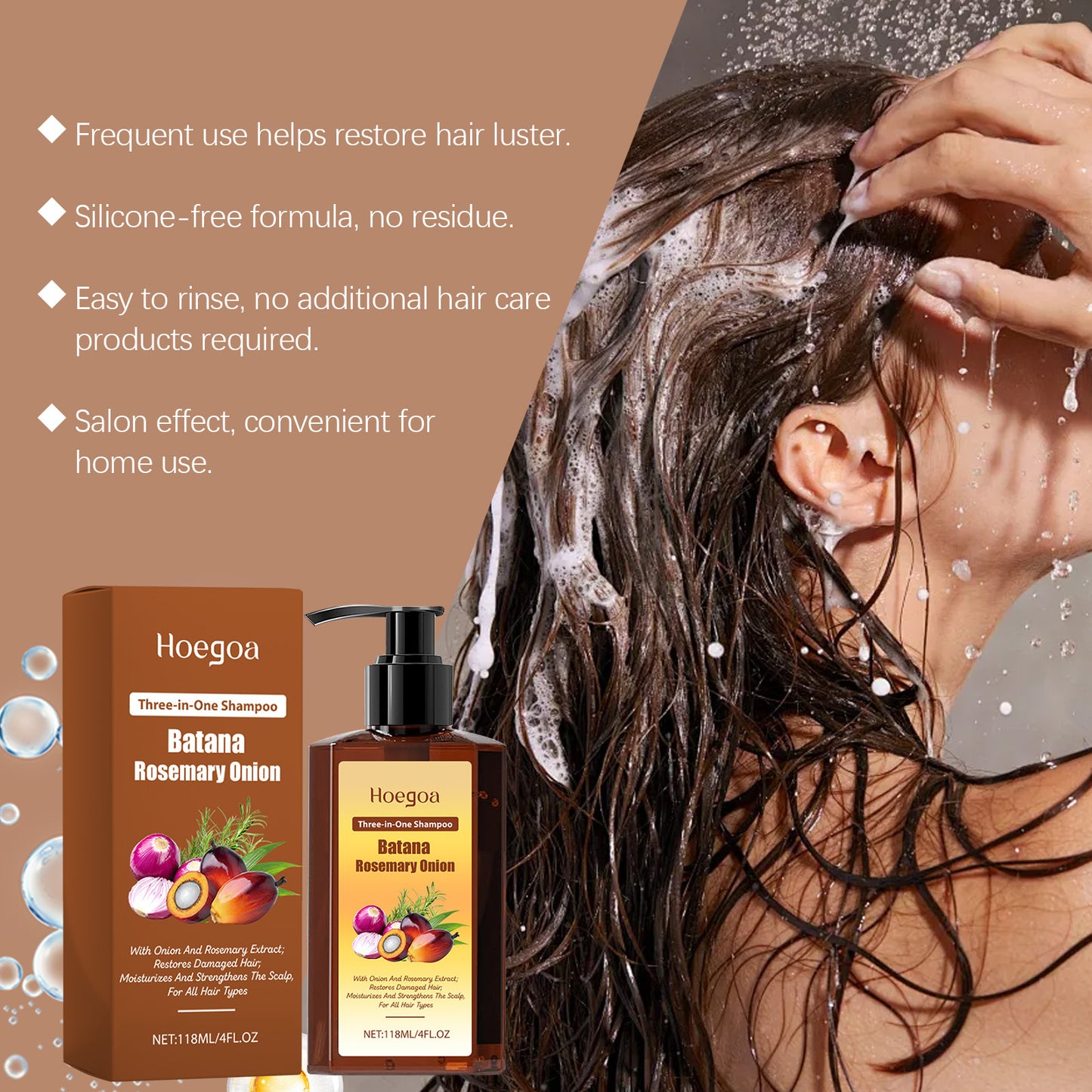 šFlash Saleā” 50K+ SOLD! Almost Gone-š„Batana Rosemary & Onion 3-in-1 Shampoo - JSS6
