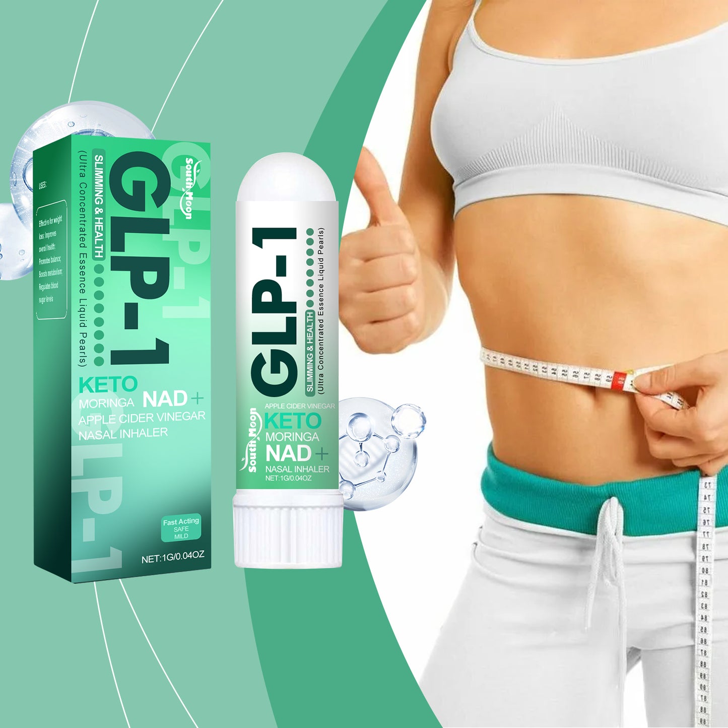 GLP-1 Body Care Nasal Inhaler | Moringa seeds | apple cider vinegar - JSS6