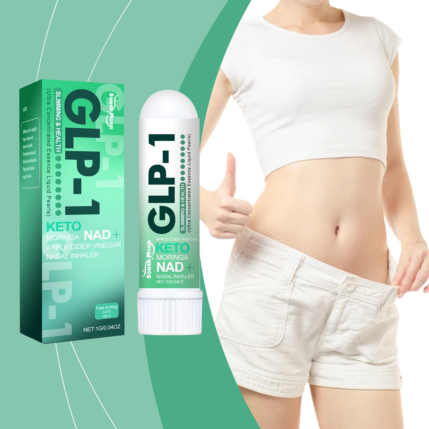 GLP-1 Body Care Nasal Inhaler | Moringa seeds | apple cider vinegar - JSS6