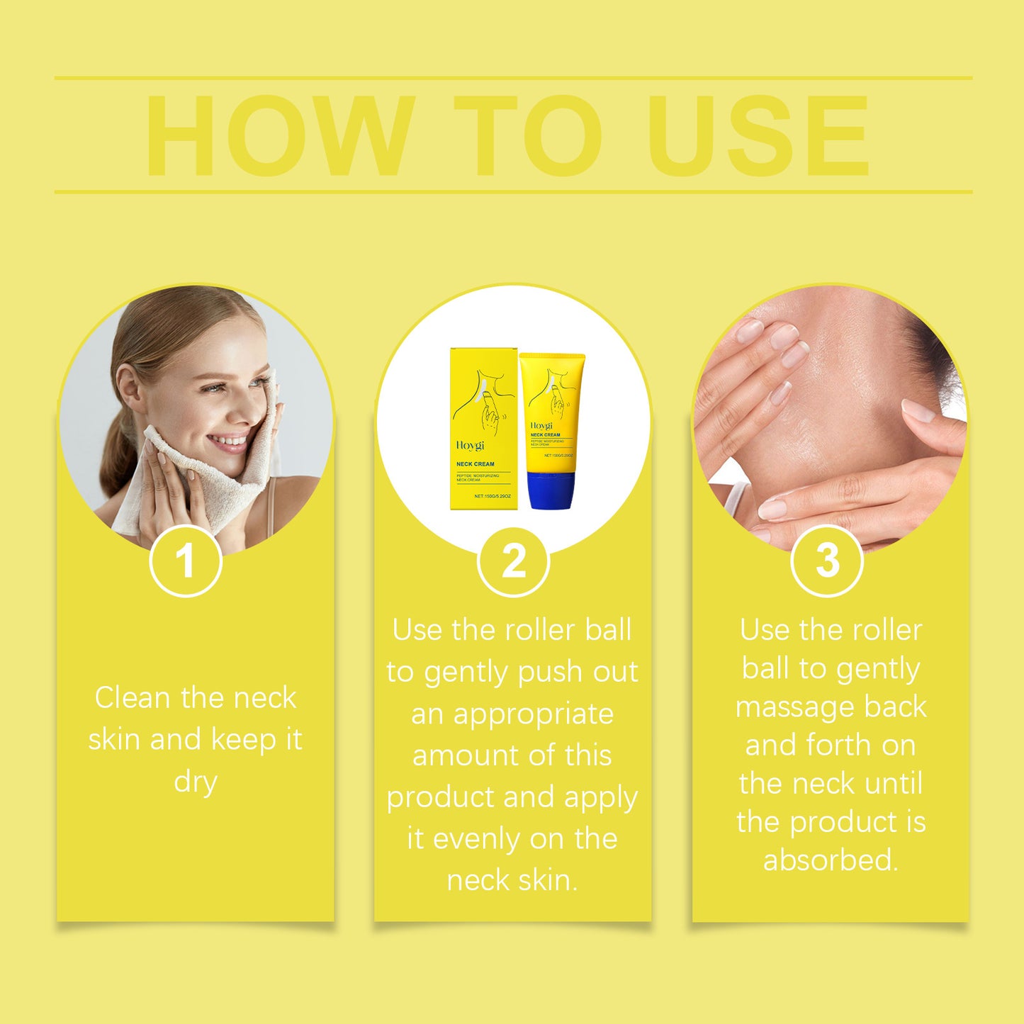 🏆Flash Sale⚡ 50K+ SOLD! Almost Gone-💥 Neck Firming Cream with Roller - JSS6