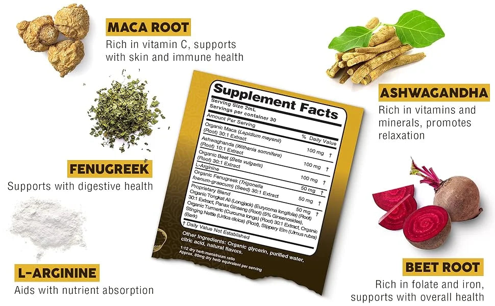 ⚡️LAST DAY - 50% Off⚡️ Organic Maca Root Liquid Drops -TTA6