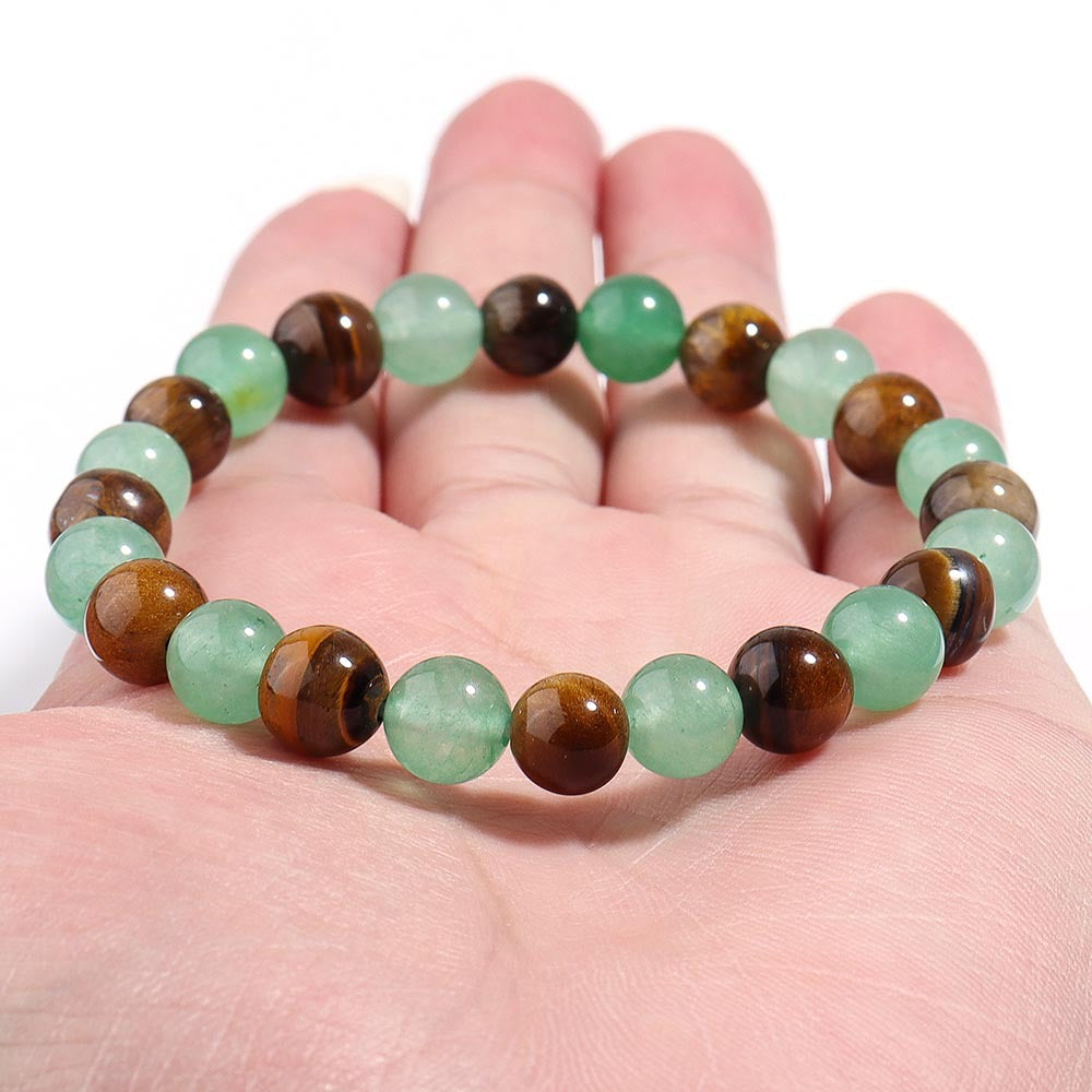 Feng Shui Master-Approved Green Tiger's Eye Bracelet -W18