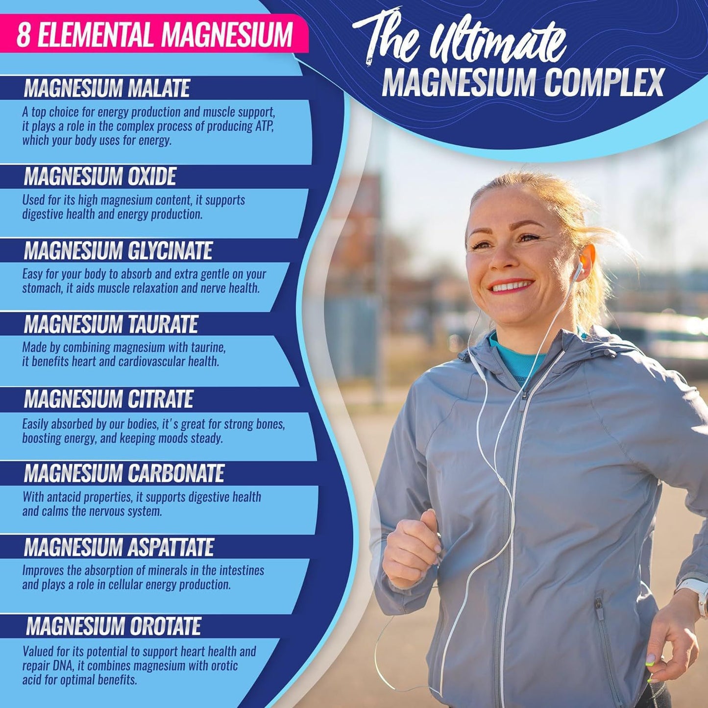 💜LAST DAY - 50% Off💜Magnesium complex 8 - Essential magnesium supplement-HHC8