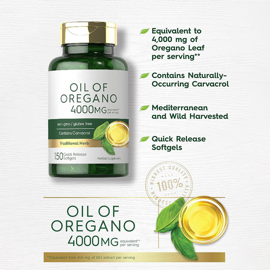 🏆Flash Sale⚡ 50K+ SOLD!🔥Oregano Oil 4000mg Supplement-ABB8