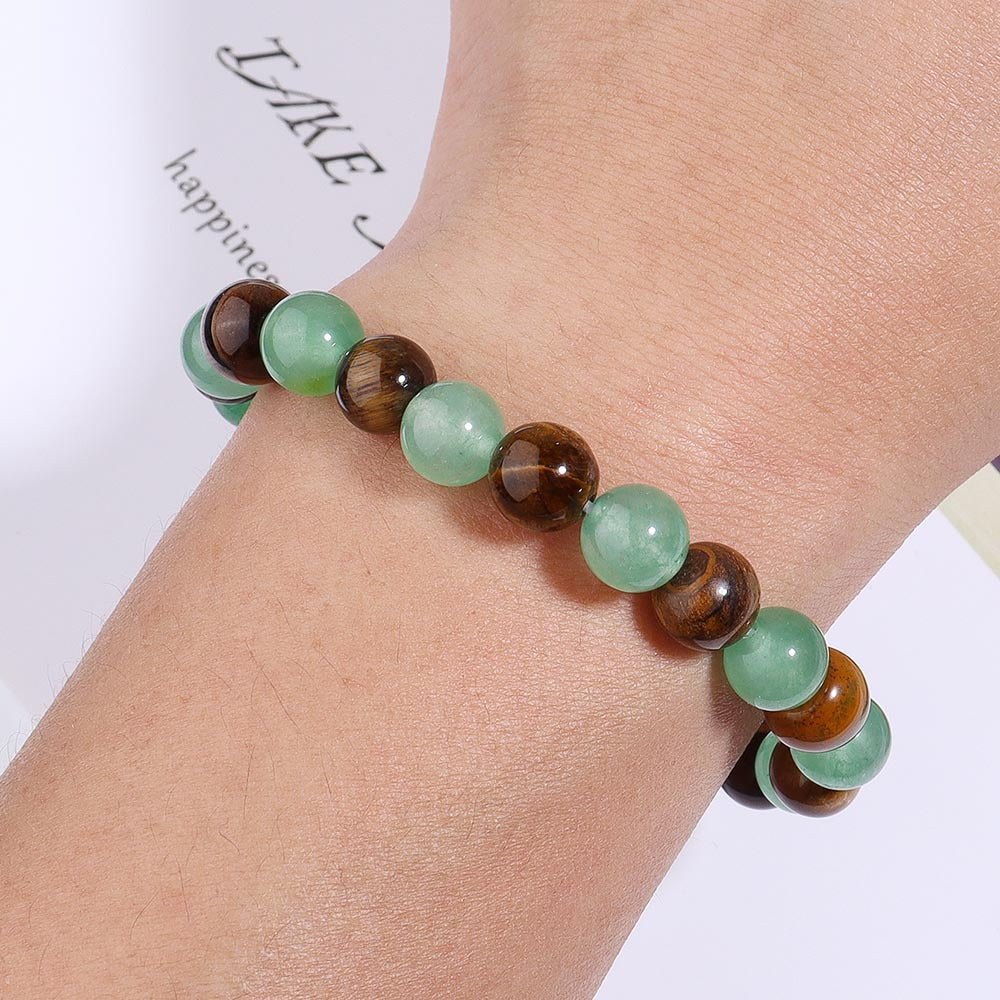 Feng Shui Master-Approved Green Tiger's Eye Bracelet -W18
