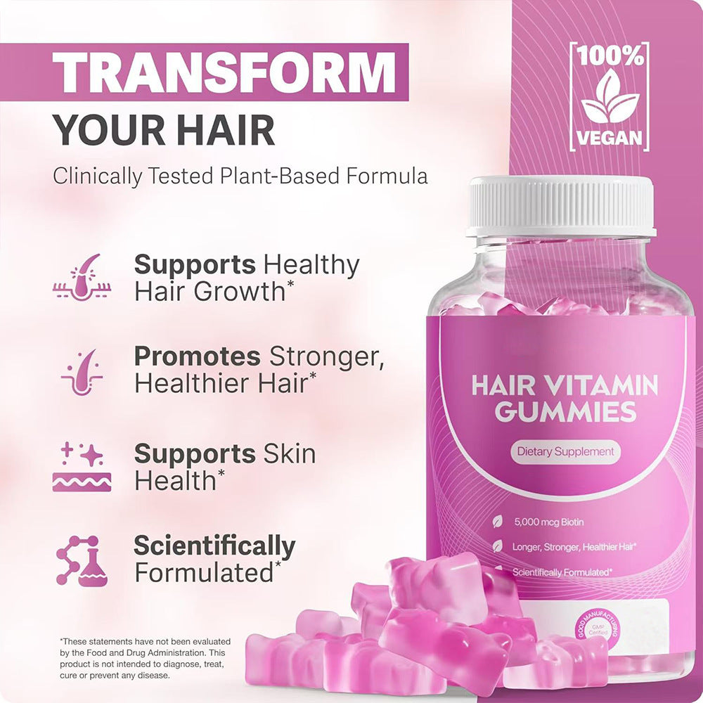 ⚡️LAST DAY - 50% Off⚡️Biotin Gummies for Hair, Skin & Nails Growth-HHC8