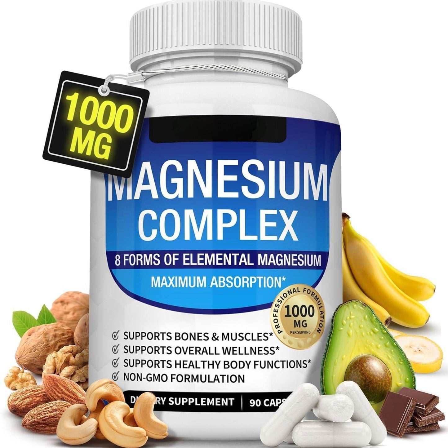 💜LAST DAY - 50% Off💜Magnesium complex 8 - Essential magnesium supplement-HHC8