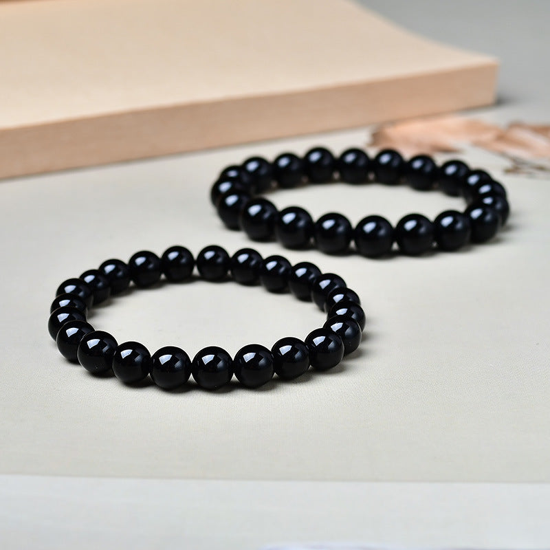 Feng Shui Master-Approved Black Obsidian Bracelet-W18