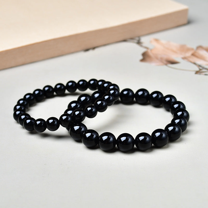 Feng Shui Master-Approved Black Obsidian Bracelet-W18