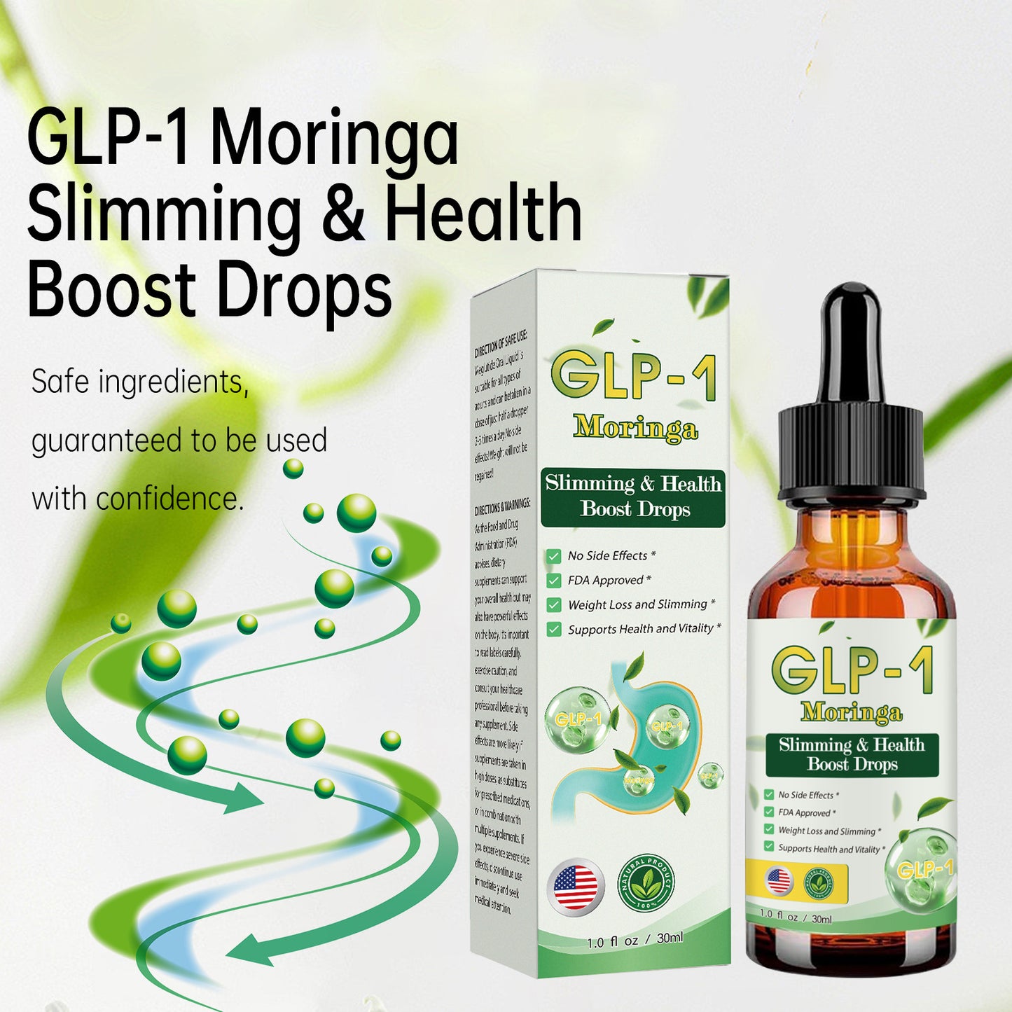 ⭐Up to 50% Off Sitewide!⭐GLP-1 Supplement Liquid Drops (Natural GLP-1 Support Gut and Digestive Health Immune and Energy Support)-TTA6