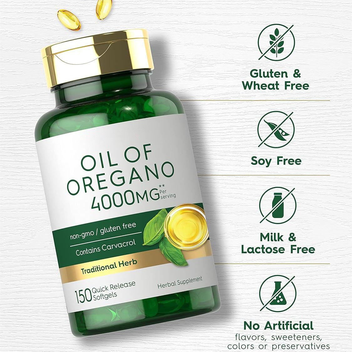 ✨Up to 50% Off Sitewide!✨Oregano Oil 4000mg-Supports Digestive Health-CCC8