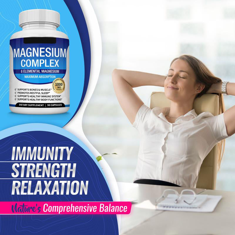 💜LAST DAY - 50% Off💜Magnesium complex 8 - Essential magnesium supplement-HHC8