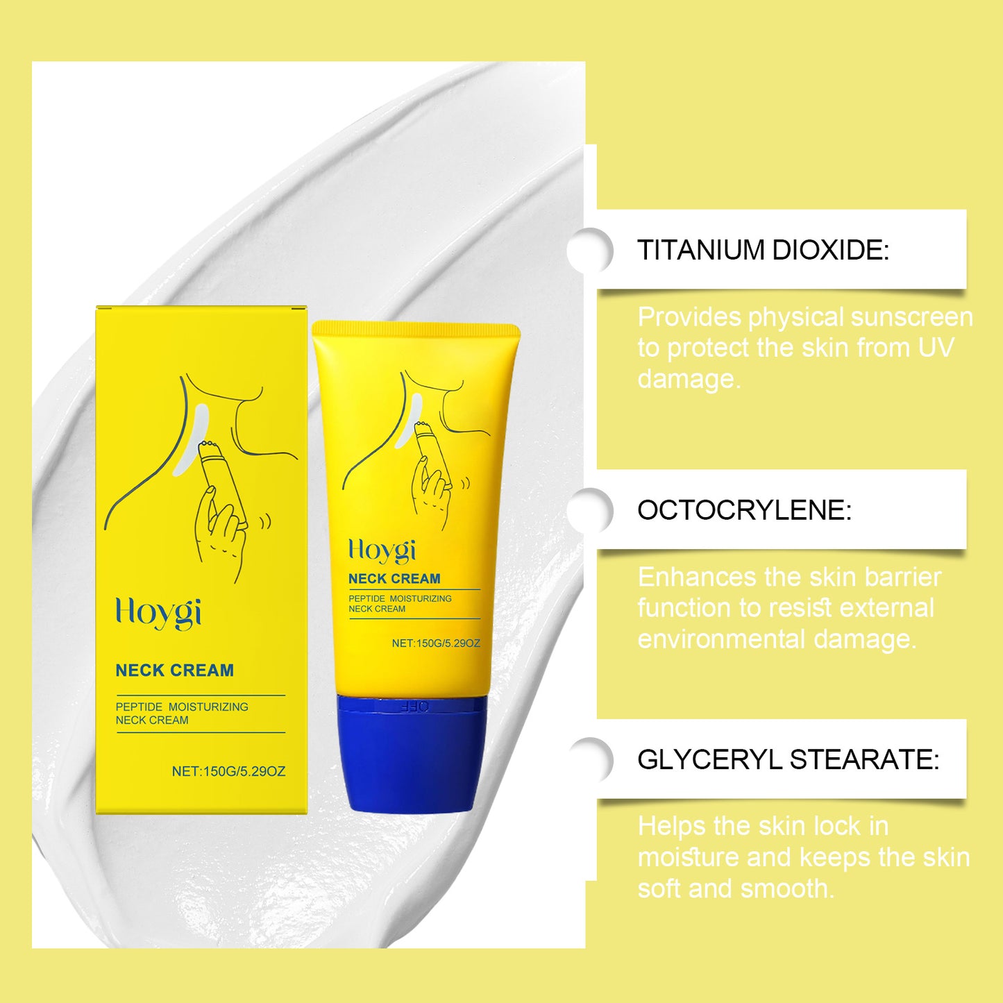 🏆Flash Sale⚡ 50K+ SOLD! Almost Gone-💥 Neck Firming Cream with Roller - JSS6