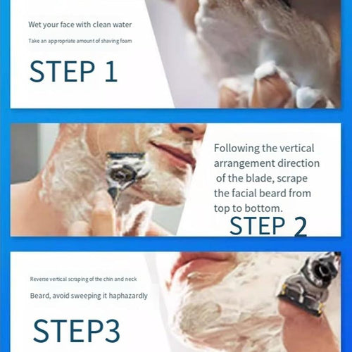 🏆Flash Sale⚡ 50K+ SOLD! Almost Gone-💥Men's Razor Blade Replacement-ZDQ8