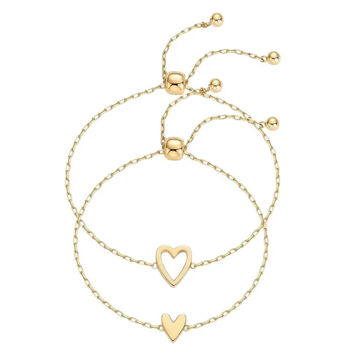 💥Brand-new upgraded version⚡Matching Heart Bracelets for Women-H1