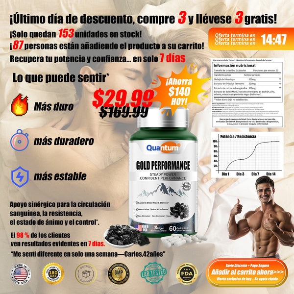 𝐐𝐮𝐚𝐧𝐭𝐮𝐦® 𝐂𝐚́𝐩𝐬𝐮𝐥𝐚𝐬 𝐝𝐞 𝐑𝐞𝐧𝐝𝐢𝐦𝐢𝐞𝐧𝐭𝐨 𝐆𝐨𝐥𝐝 — 𝐑𝐞𝐜𝐮𝐩𝐞𝐫𝐚 𝐭𝐮 𝐥𝐢𝐝𝐞𝐫𝐚𝐳𝐠𝐨: 𝐫𝐞𝐜𝐮𝐩𝐞𝐫𝐚 𝐭𝐮 𝐞𝐬𝐭𝐚𝐝𝐨 𝐲 𝐜𝐨𝐧𝐟𝐢𝐚𝐧𝐳𝐚 𝐞𝐧 𝟑𝟎 𝐝𝐢́𝐚𝐬--𝐏𝐨𝐭𝐞𝐧𝐜𝐢𝐚𝐝𝐨𝐫 𝐍𝐚𝐭𝐮𝐫𝐚𝐥 𝐝𝐞 𝐓𝐚𝐦𝐚𝐧̃𝐨 𝐲 𝐑𝐞𝐬𝐢𝐬𝐭𝐞𝐧𝐜𝐢𝐚 𝐩𝐚𝐫𝐚 𝐇𝐨𝐦𝐛𝐫𝐞𝐬-GD