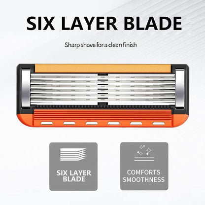 🏆Flash Sale⚡ 50K+ SOLD! Almost Gone-💥Men's Razor Blade Replacement-ZDQ8