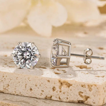 🏆Flash Sale⚡ 50K+ SOLD!🔥-Jewelry 925 Sterling Silver 2.0ct 8mm Round Cut-H1