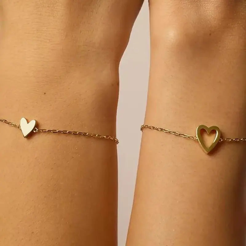 💥Brand-new upgraded version⚡Matching Heart Bracelets for Women-H1