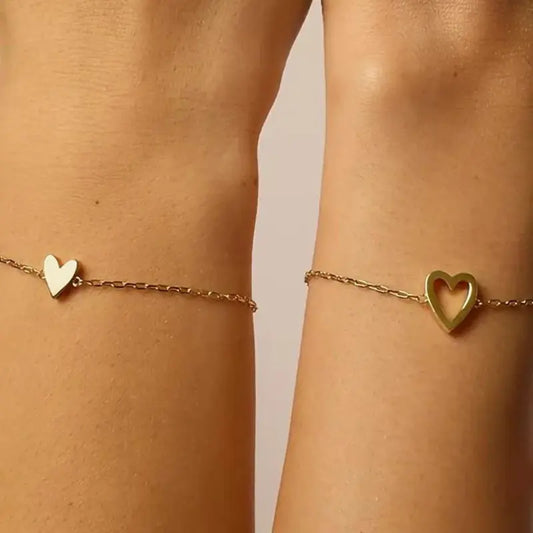 💥Brand-new upgraded version⚡Matching Heart Bracelets for Women-H1
