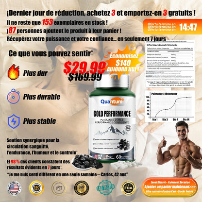 🏆✨SHILAJIT : Stimulant Naturel de Taille et d'Endurance pour Hommes-GD