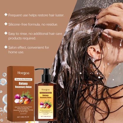 🏆Flash Sale⚡ 50K+ SOLD! Almost Gone-💥Batana Rosemary & Onion 3-in-1 Shampoo - JSS6