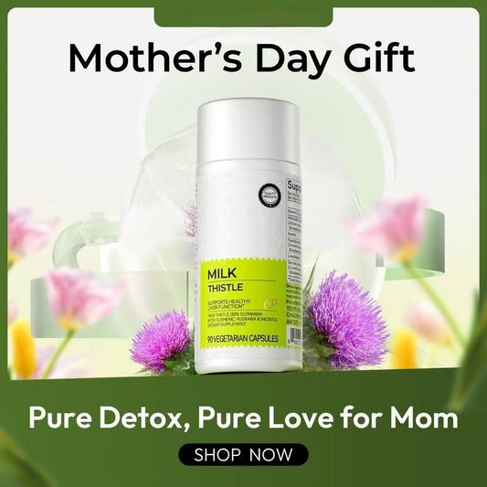 💜 LAST DAY PROMOTION - 50%OFF💜Milk Thistle Liver Detox & Colon Cleanse-W18