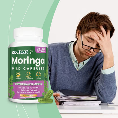 💥Brand-new upgraded version⚡ 50K+ SOLD! Almost Gone👇Moringa Capsules Immune Support - TTA6