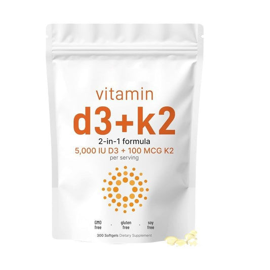 🌟Flash sale - 50% OFF!🌟Vitamin D3 K2|5000IU, 300 Softgels-TTA6