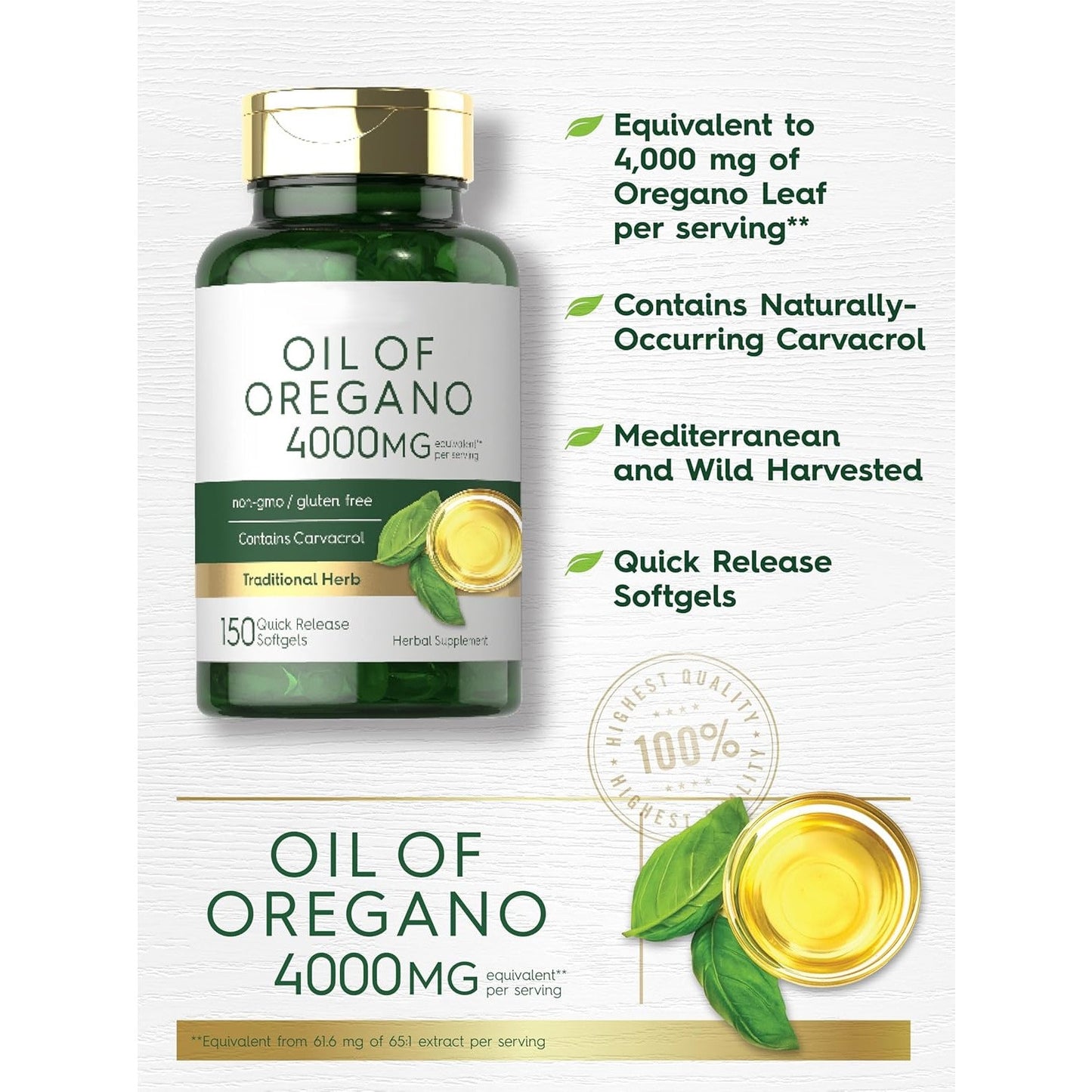 ✨Up to 50% Off Sitewide!✨Oregano Oil 4000mg-Supports Digestive Health-CCC8