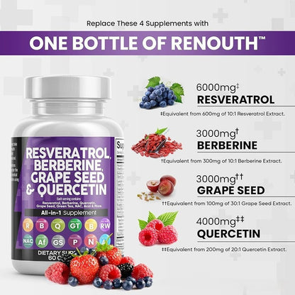 💥Brand-new upgraded version⚡40K+ SOLD!👇Berberine Capsules - TTA6