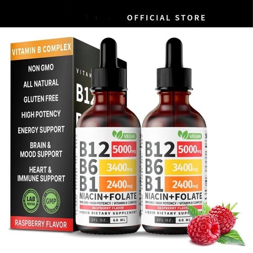 💜 LAST DAY PROMOTION - 50%OFF💜Vitamin B12 Liquid Supplement Drops-TTA6