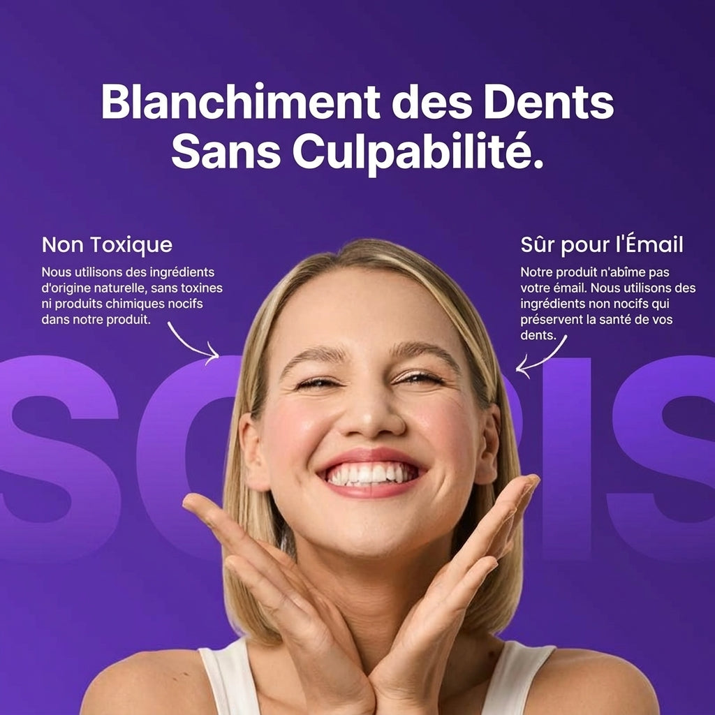 60% DE RÉDUCTION DERNIER JOUR ! - VERVEBEAD Purple Teeth Whitening Strips™ - A926
