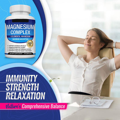 💜LAST DAY - 50% Off💜Magnesium complex 8 - Essential magnesium supplement-HHC8