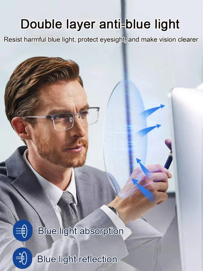 🔥Hot Sale🔥✨Ultra Light Anti Blue Presbyopic Glasses-GD